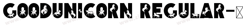 GoodUnicorn Regular字体转换